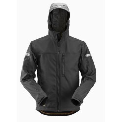 Softshell jack met capuchon...