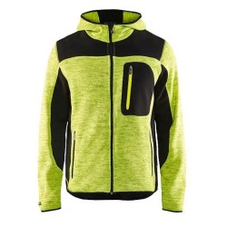 Veste tricotée à capuche -...