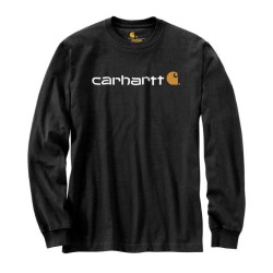 Core logo T-shirt met lange...